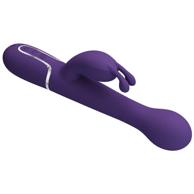 Pretty Love - Dejon Rabbit Vibrator 3 In 1 Multifunction Purple