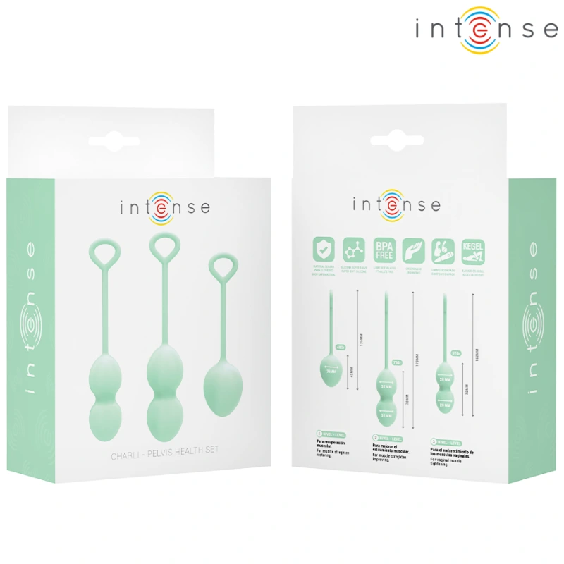 Intense - charli kegel ball kit light jade green 6