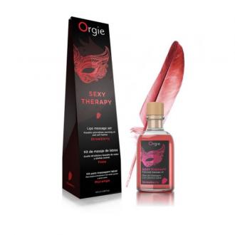 Orgie Lips Massage Oil Strawberry 100ml