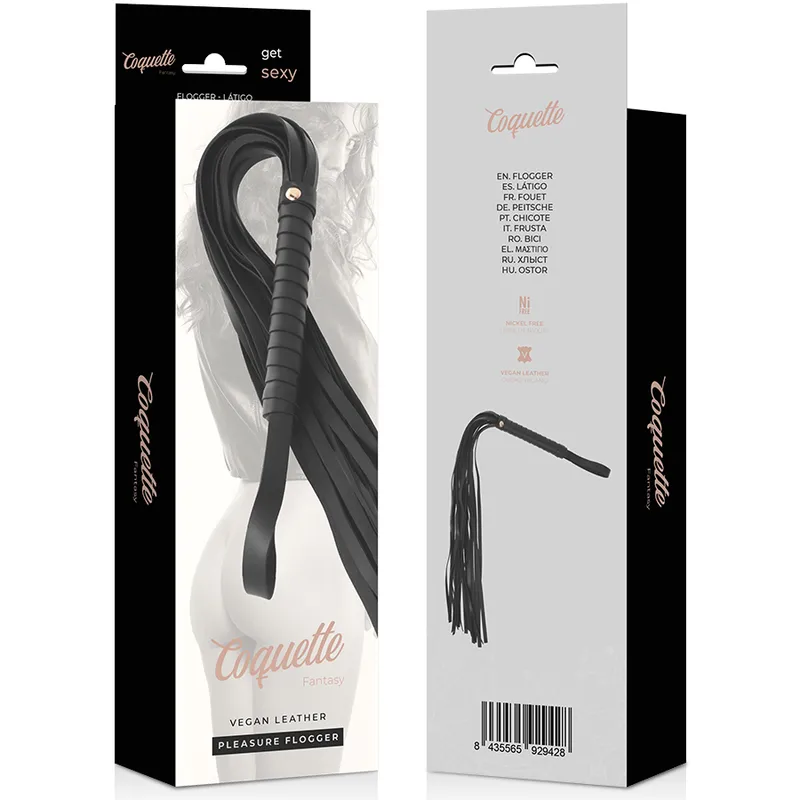 Coquette Fantasy Vegan Leather Flogger 6