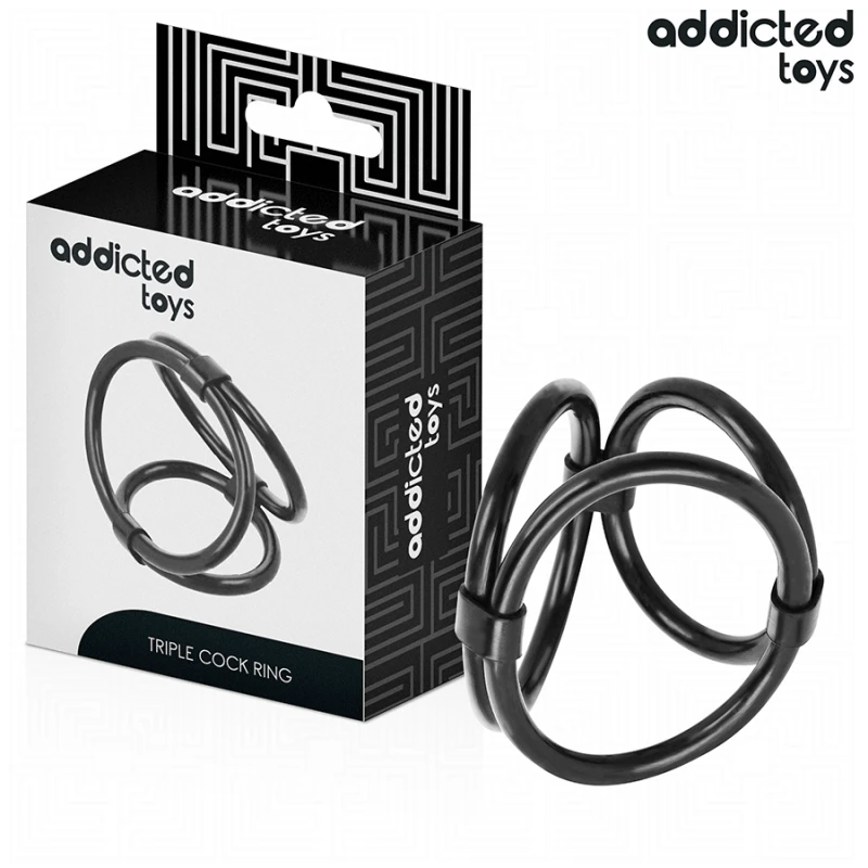 Addicted toys - triple penis ring