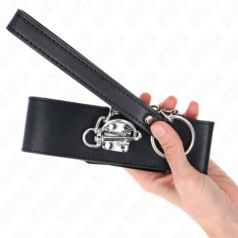 Kink - Basic Model Collar With Leash 65 Cm Model 0