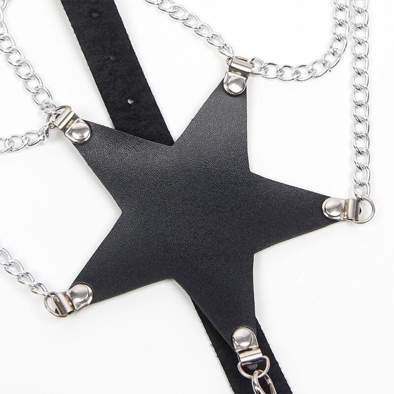 Subblime - Full Body Harness With Star Chaindetail One Size 4