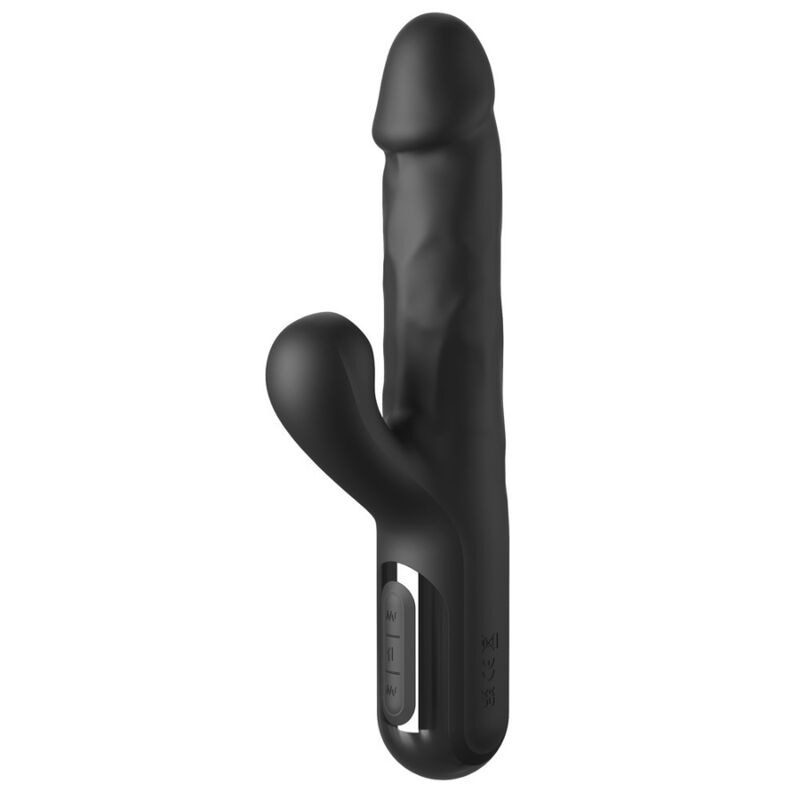Fetish fantasy series - sonix silicone thruster rabbit vibrator black 6