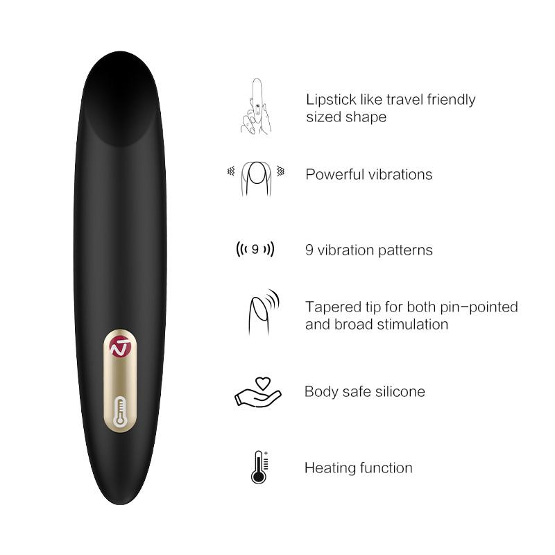 Nomi Tang - Samba Heating To-Go Vibrator Black