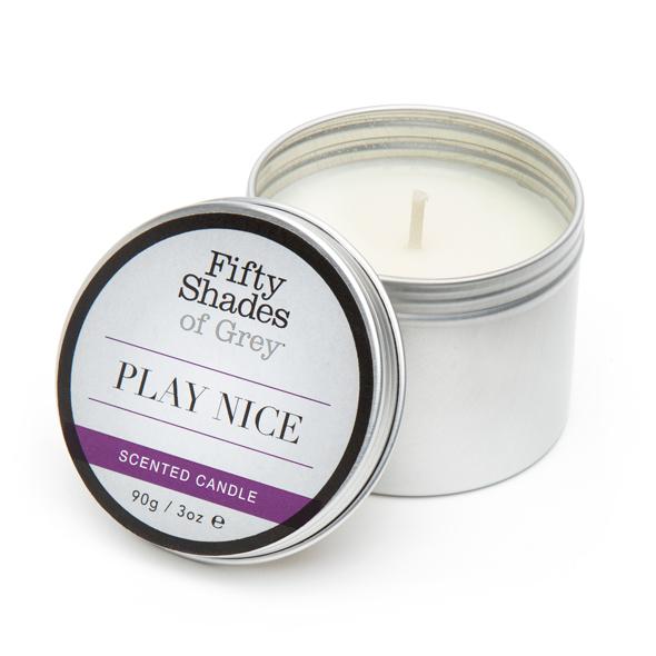 Fifty Shades Of Grey - Play Nice Vanilla Candle 90g - Masážna Sviečka
