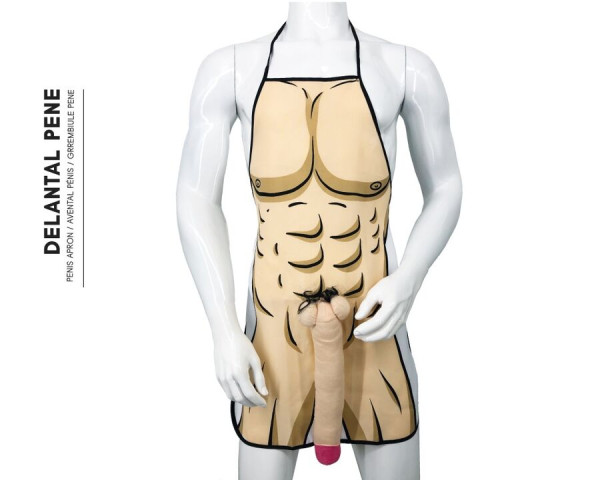 Diablo picante - 3d penis apron muscular and bold