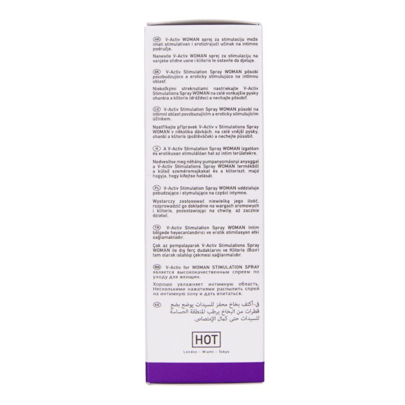 Hot - v-activ stimulation spray for woman 50 ml 6