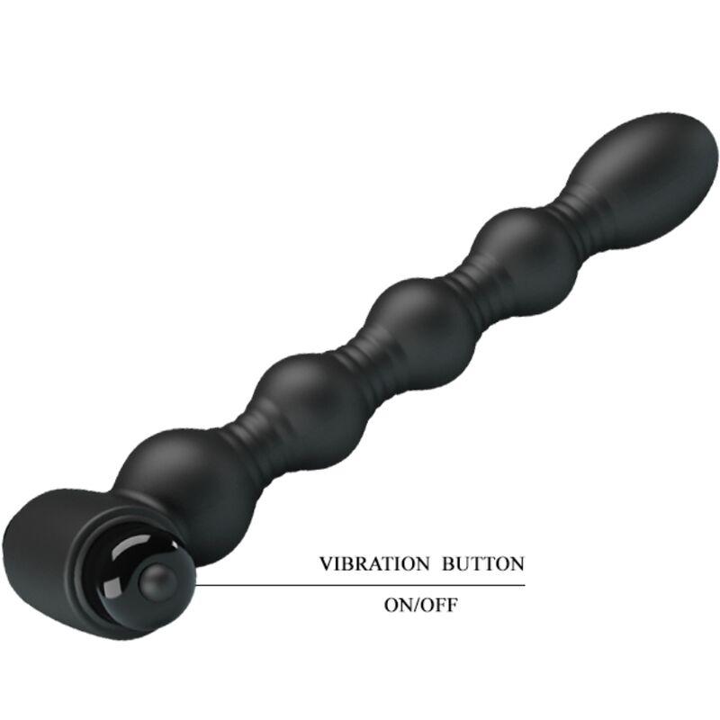 Pretty love - lynn silicone anal plug 10 vibrations black 4