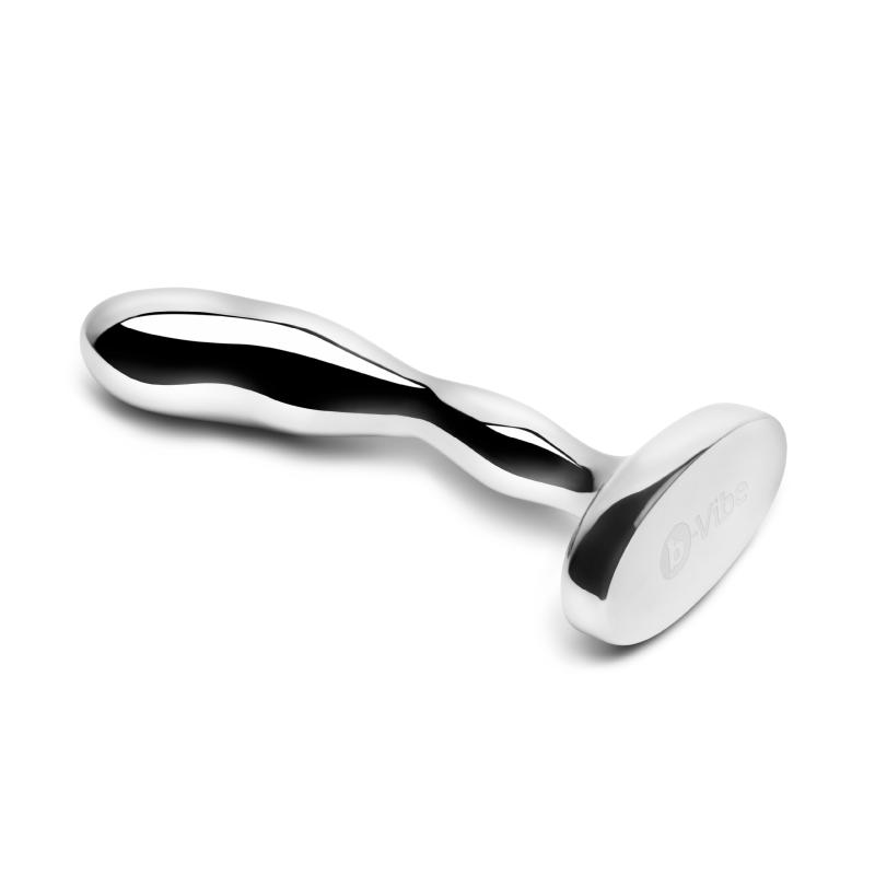 B-Vibe - Stainless Steel Prostate Plug Silver