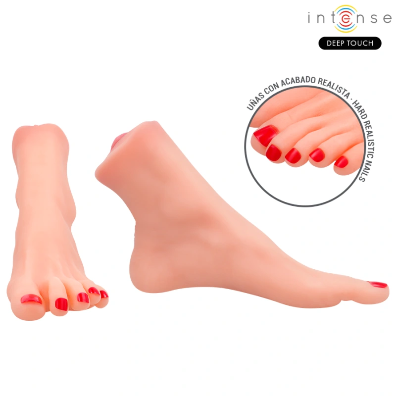 Intense deep touch - gabbie two-piece foot-shaped mastubador 5