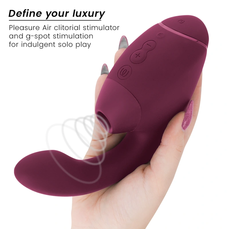 Womanizer - duo next dual clitoral & g-spot stimulator dusky pink 2