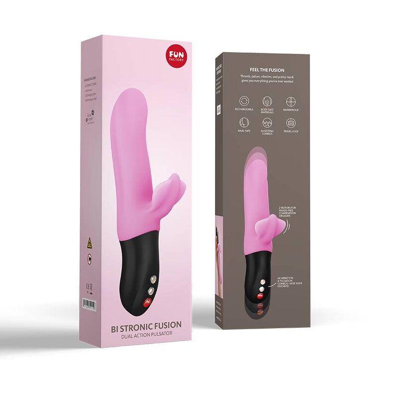 Fun Factory - Bi Stronic Fusion Candy Rose - Pulzátor / Vibrátor 5