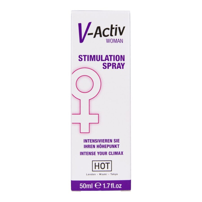 Hot - v-activ stimulation spray for woman 50 ml 3