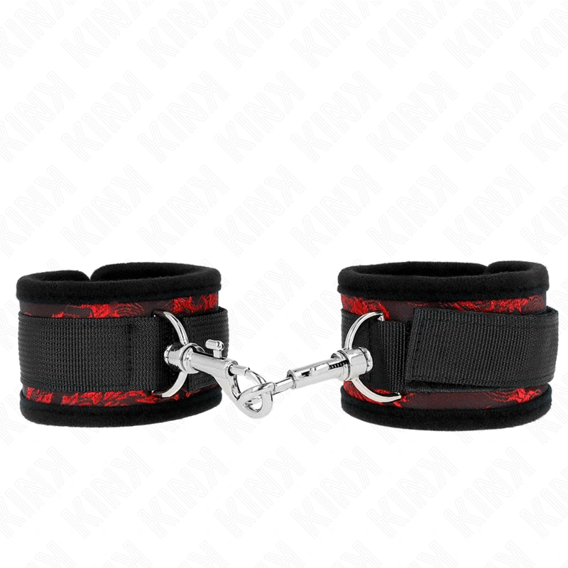 Kink - scandal wrist restraints red-black 3