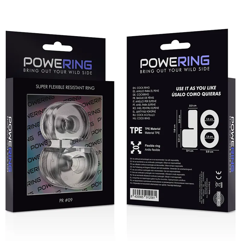 Powering Super Flexible Resistant Ring Double  Pr12 Clear 7