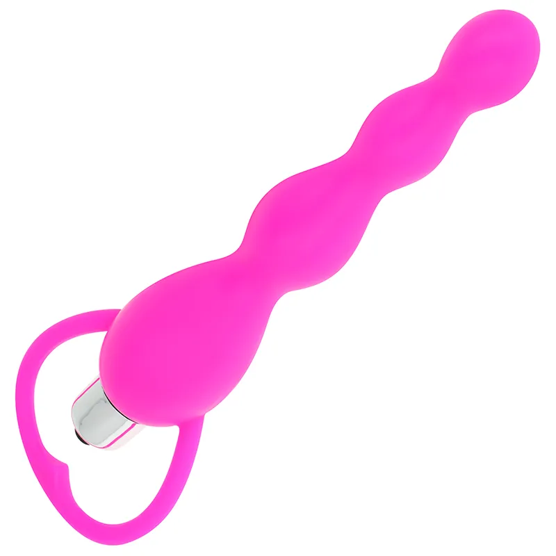 Ohmama Vibrating Butt Plug - Pink