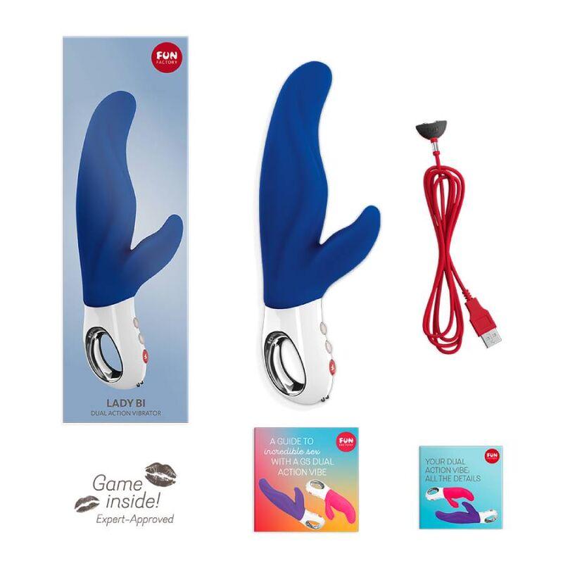 Fun Factory - Lady Bi Dual Vibrator Ultramarin 5