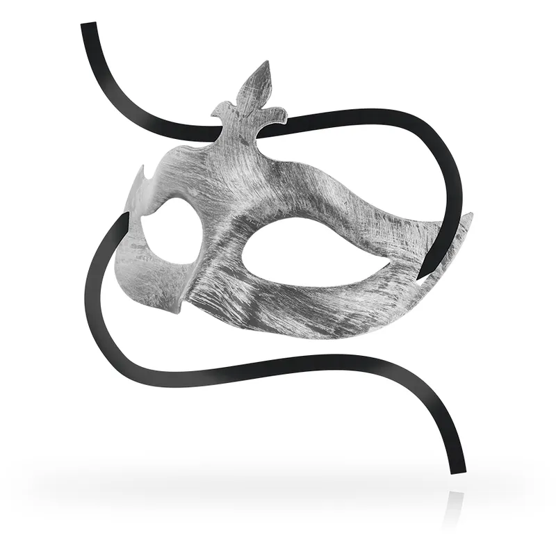 Ohmama Masks Fleur De Lis Eyemask - Silver