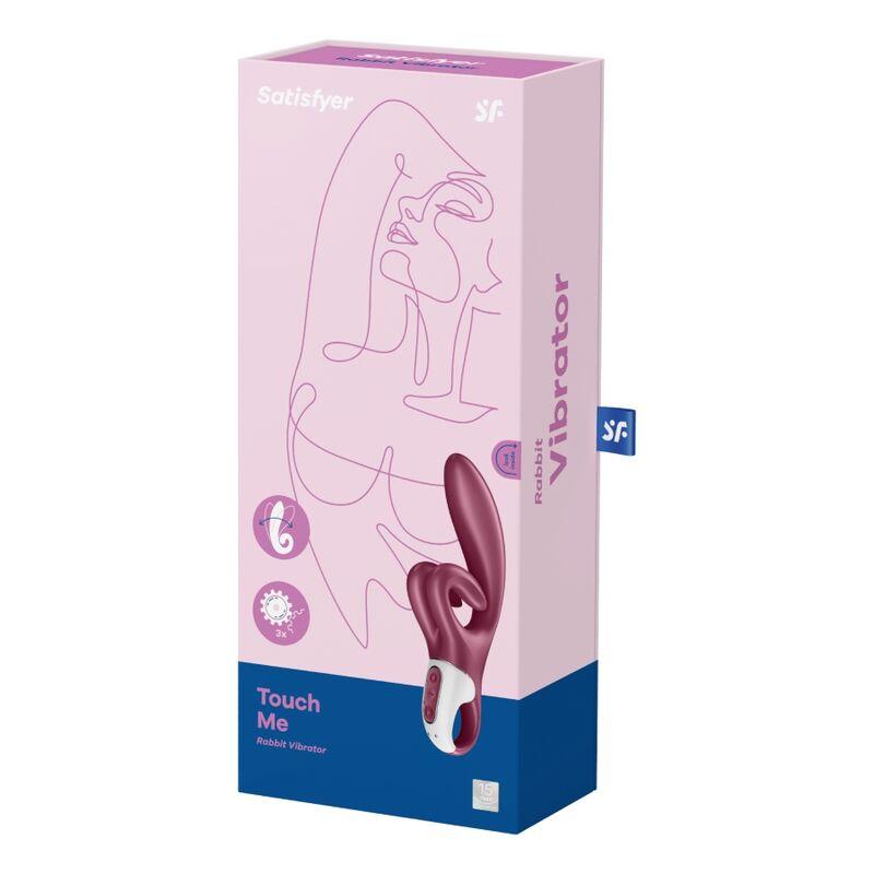 Satisfyer Touch Me Rabbit Vibration - Red