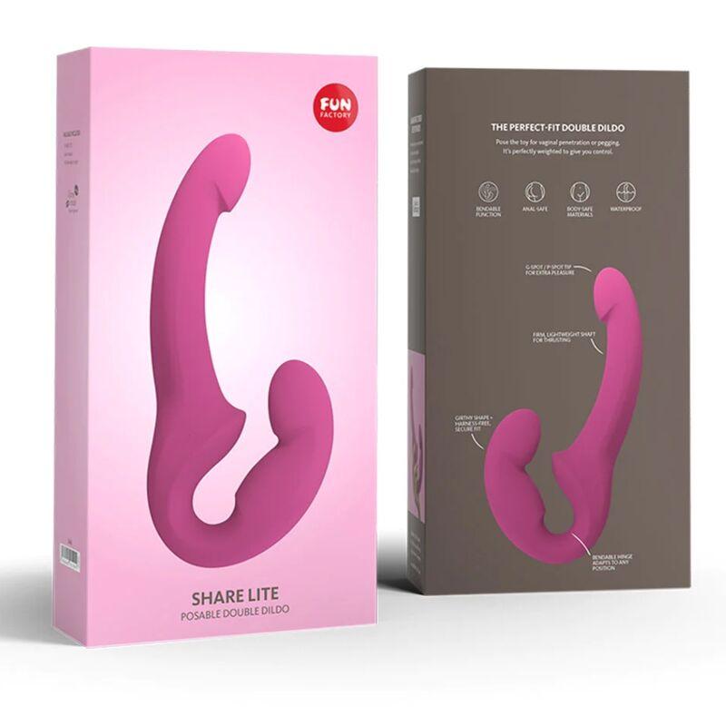 Fun Factory - Share Lite Double Dildo Blackberry 1
