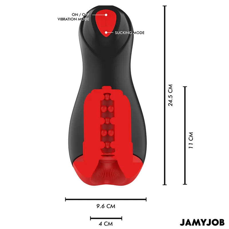 Jamyjob - core-x automatic masturbator 5 suction and vibration modes 2