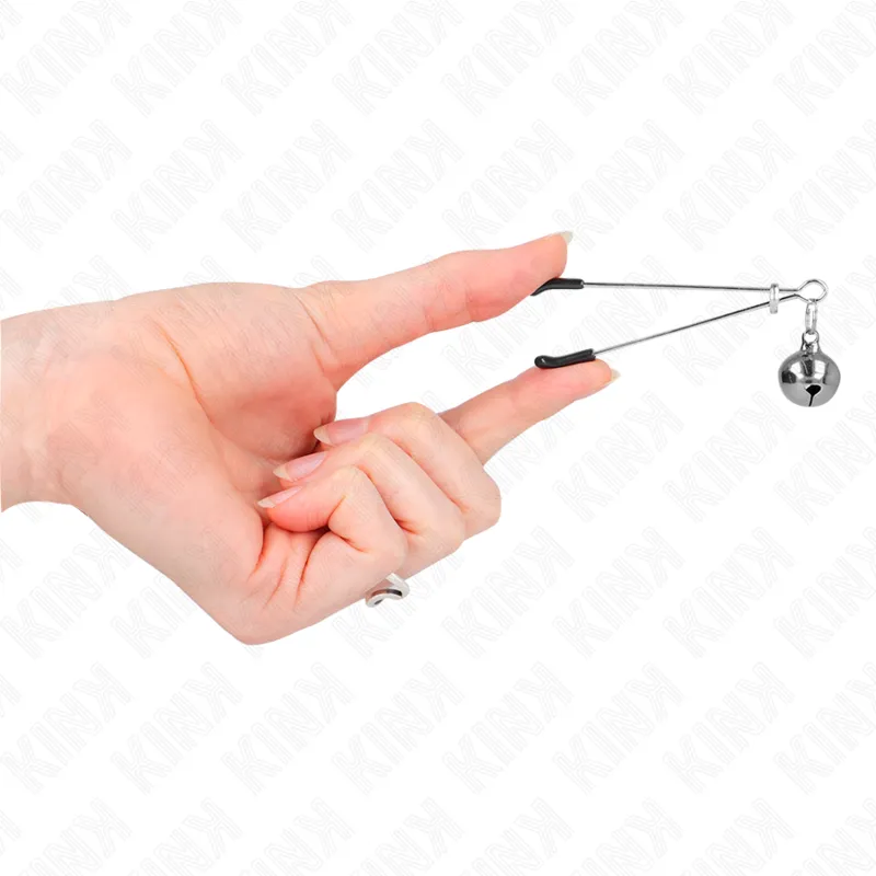 Kink - Thin Bell Nipple Clamps Silver 7 Cm 3