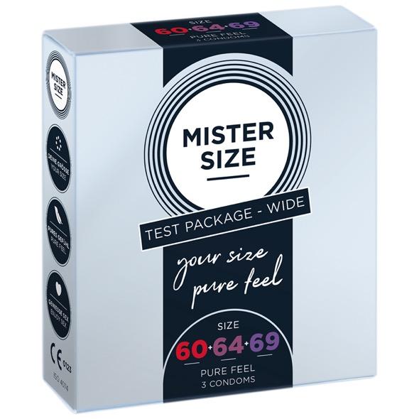 Mister Size - Test Box Condom Size 60-64-69 (Xl/Xxl/Xxxl) 3 Condoms