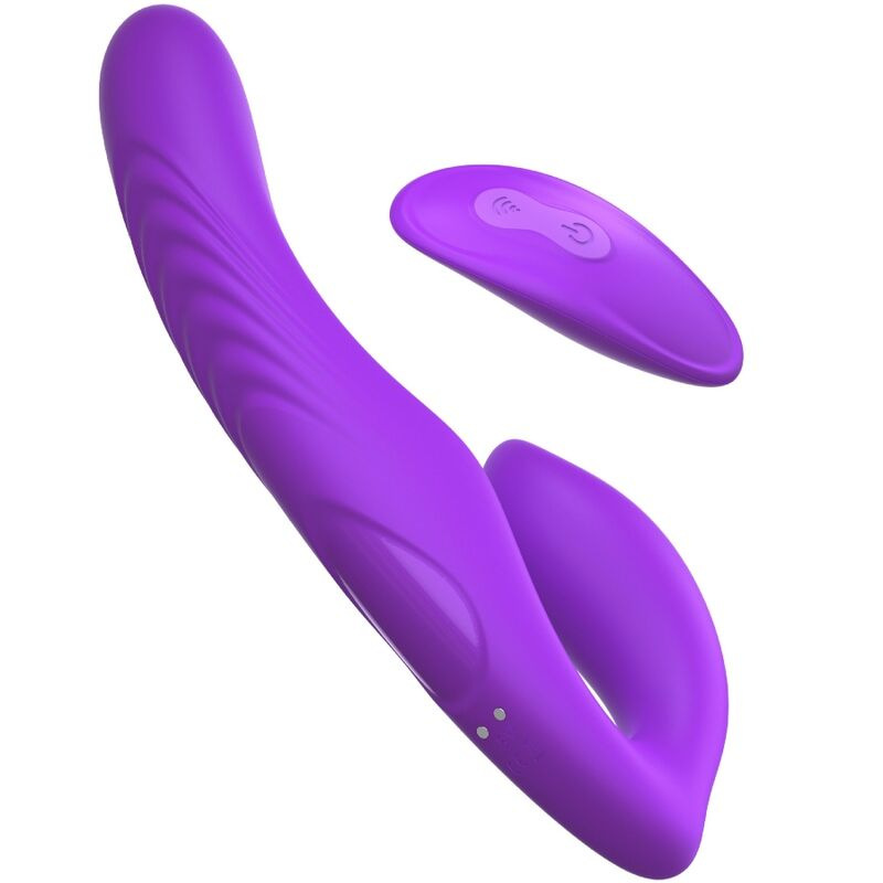 Fantasy for her - double penetration vibrator remote control 9 violet levels