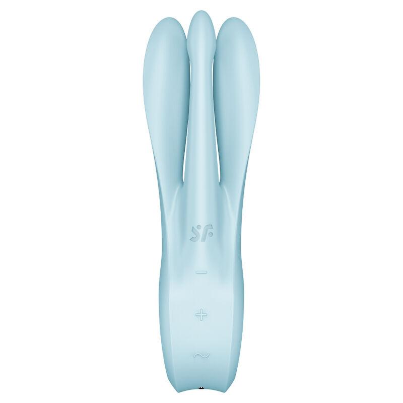 Satisfyer Threesome 1 Vibrator - Blue 2