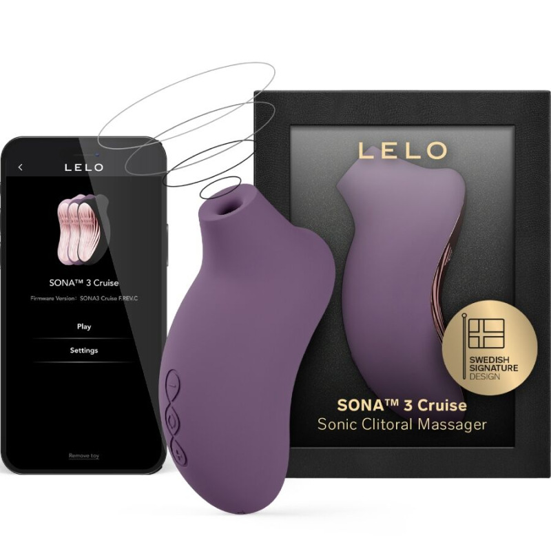 Lelo - sona 3 cruise sonic clitoral massager plum