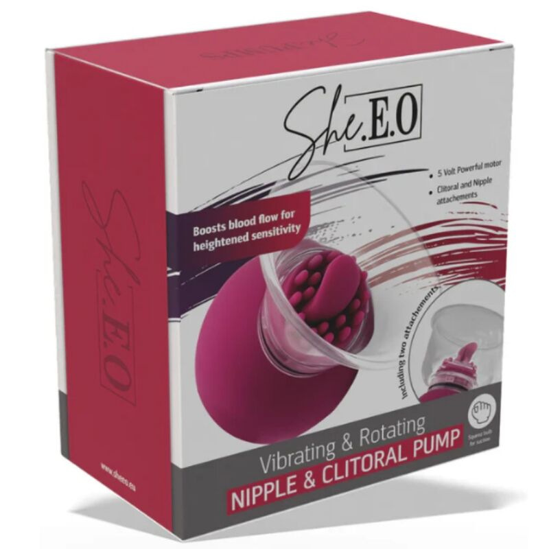 She.e.o - vibrating and rotating pump for nipples and clitoris 4