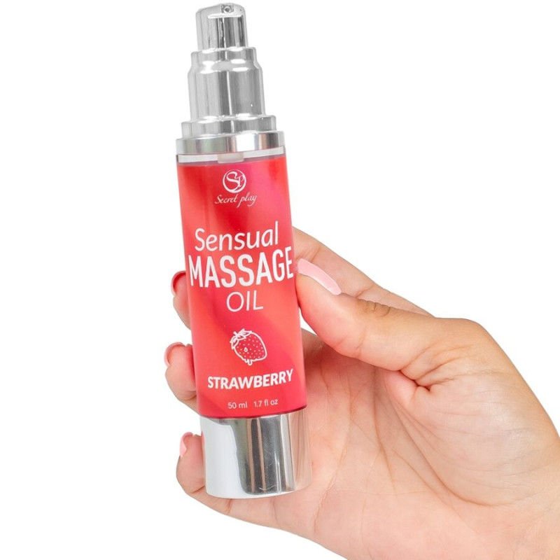 Secretplay - strawberry massage oil 1