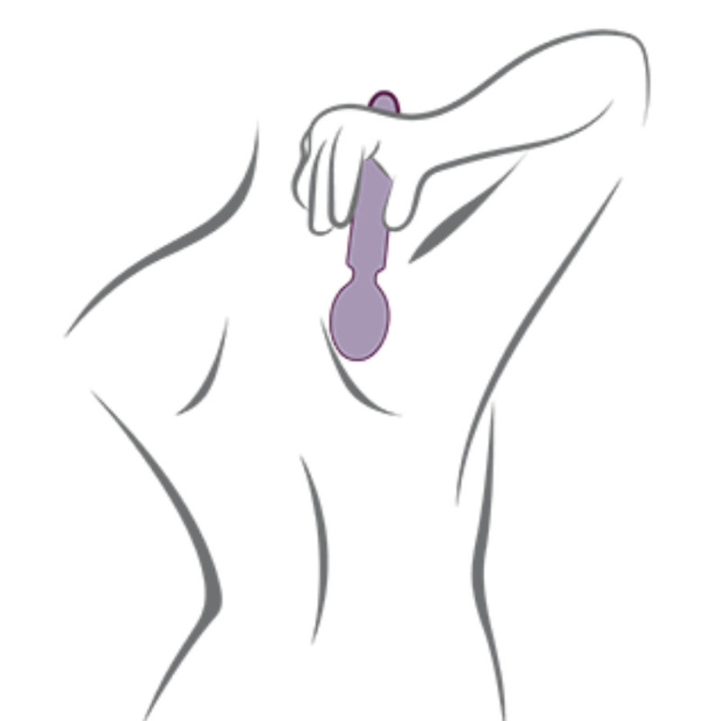 Rocks- off - oriel flexible wand vibrator fuchsia 5