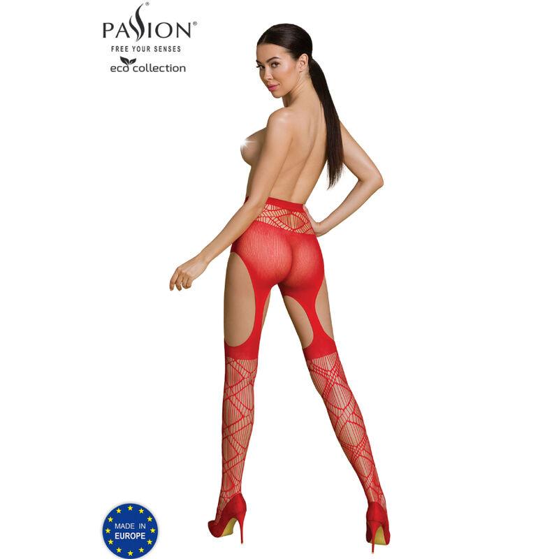 Passion - Eco Collection Bodystocking Eco S005 Red