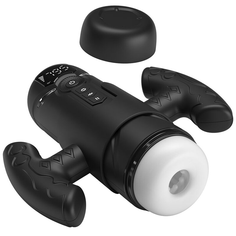 Pretty love - aetola multifunction automatic masturbator with handle black 3