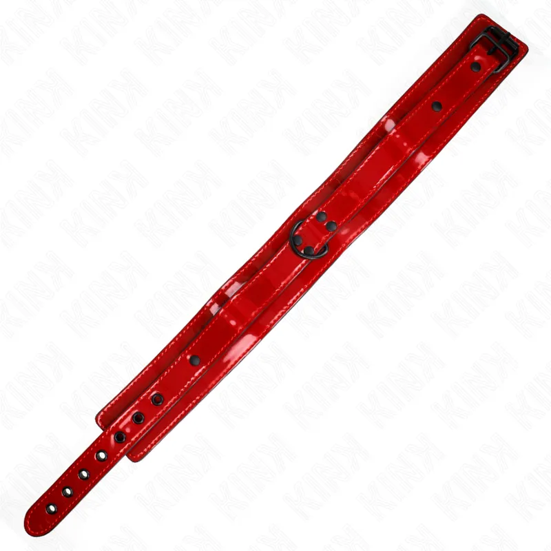 Kink - Wine Red Adjustable Necklace 37.5-49.5 Cm X 5 Cm 4