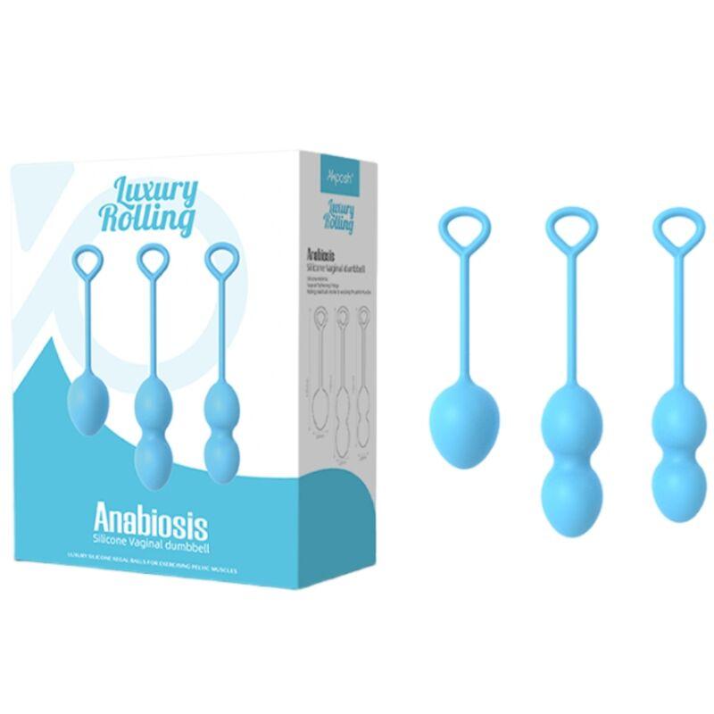 Armony - anabiosis vaginal dumbbell 3 levels blue