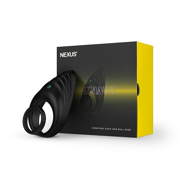Nexus - Enhance Vibrating Cock And Ball Toy - Krúžok Na Penis