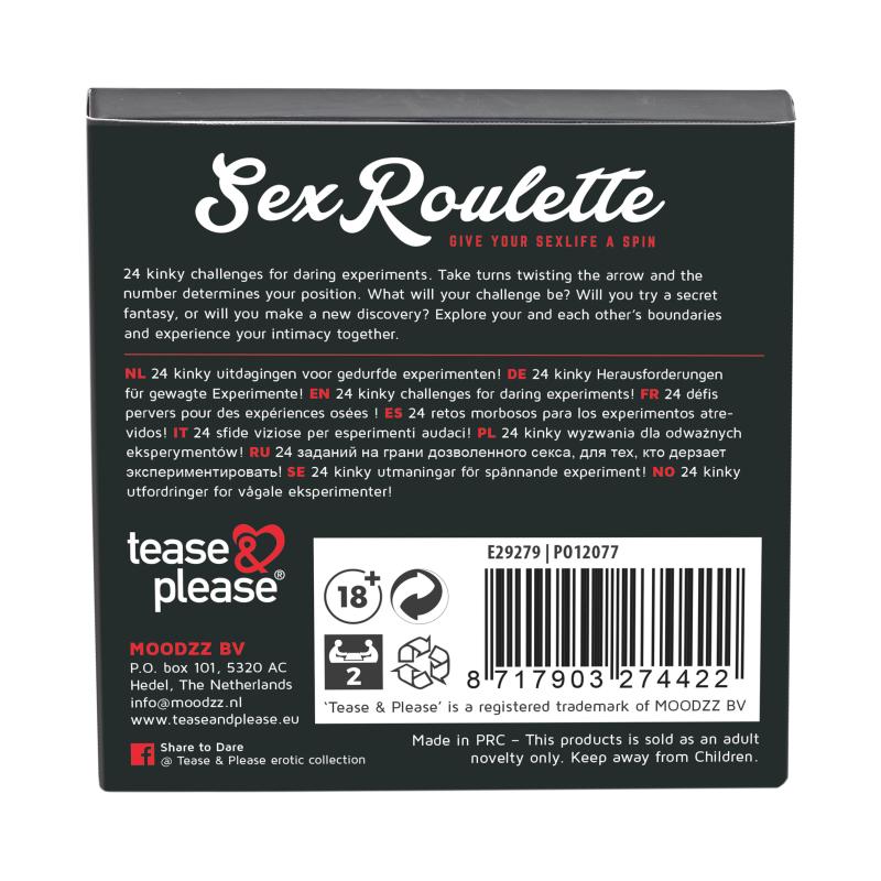 Tease & Please - Sex Roulette Kinky (Nl-De-En-Fr-Es-It-Pl-Ru-Se-No)