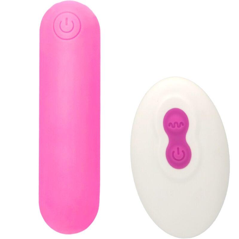 Armony - splash joline vibrator bullet silicone remote control 10 vibrations 65 x 15 cm pink 1