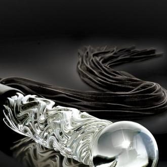 Icicles Number 38 Hand Blown Glass Massager