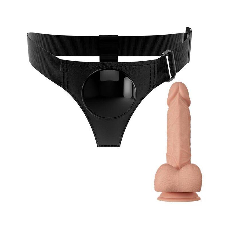 Pretty Love - Harness Briefs Universal Harness With Dildo Jerry 21.8 Cm Natural 2