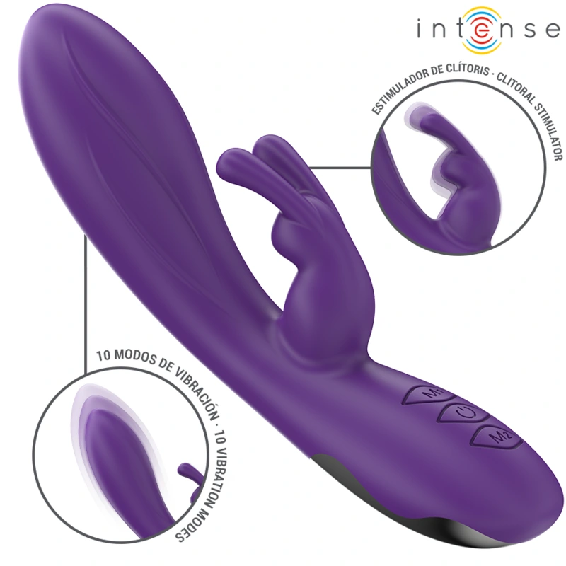 Intense - randall rabbit vibrator 10 vibrations purple 1