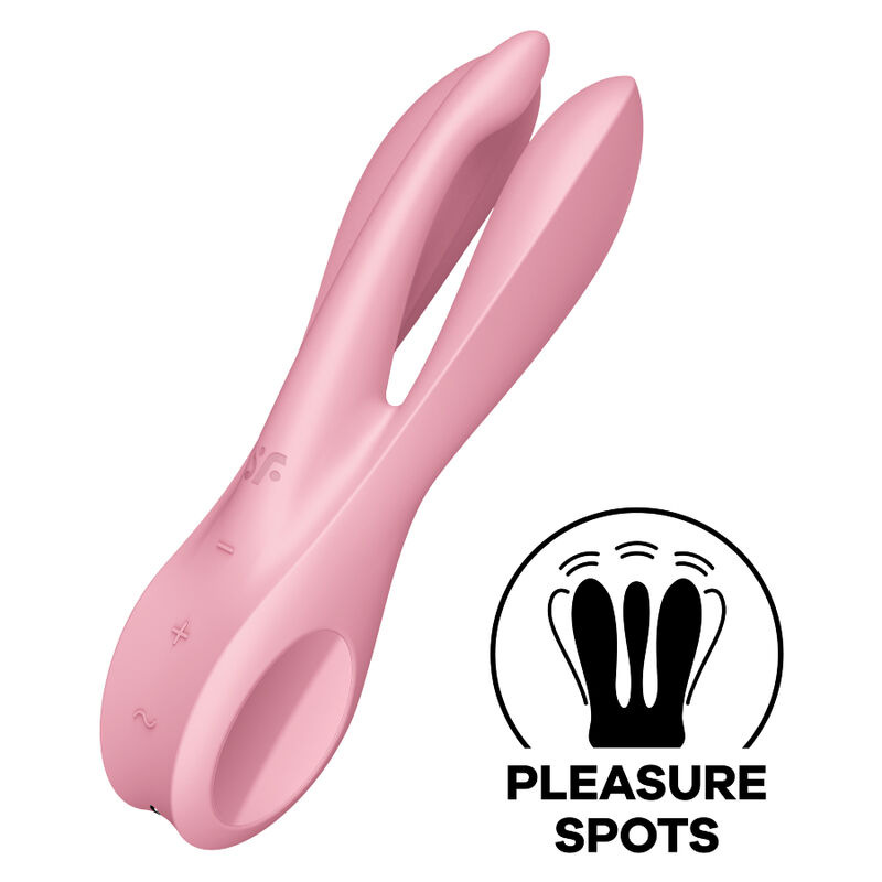 Satisfyer Threesome 1 Vibrator - Pink 4