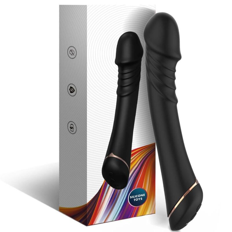 Armony - dildo vibrator silicone black 3
