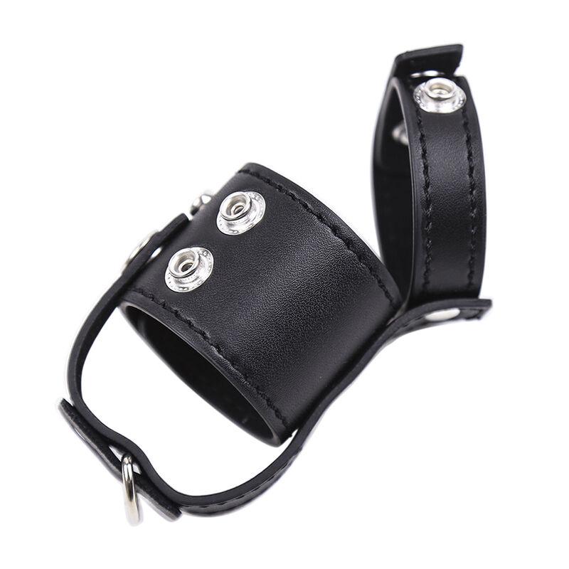 Ohmama Fetish Cock Cage With Ball Divide Strap 5