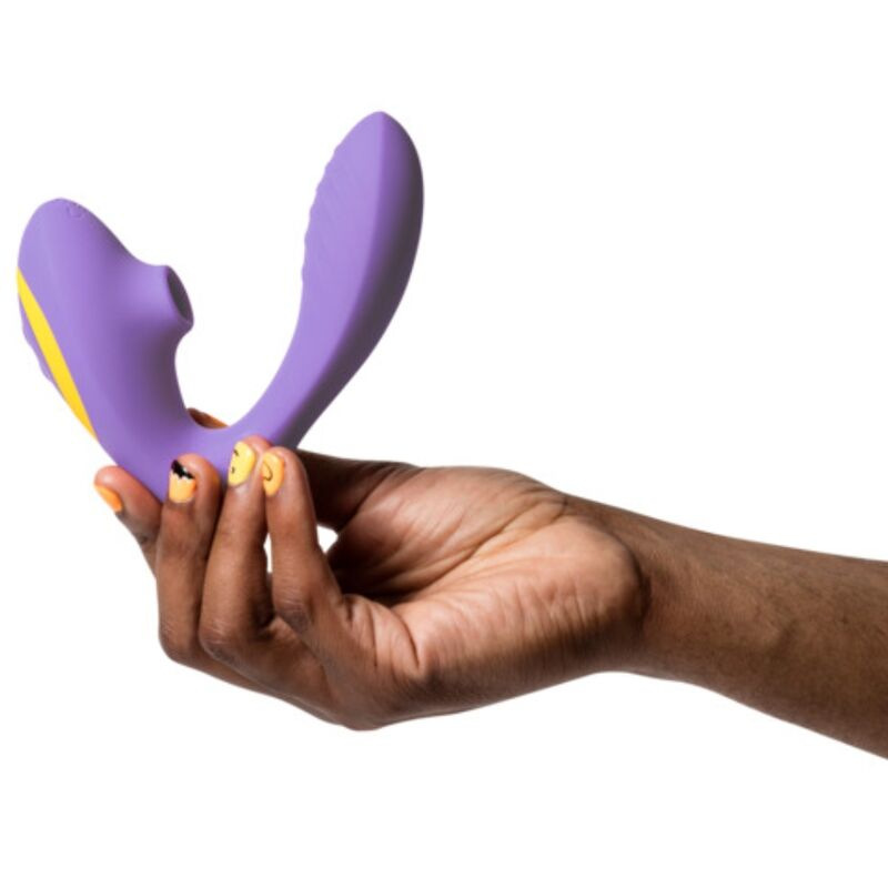 Romp - reverb g-spot stimulator and clitoral suction device purple 3