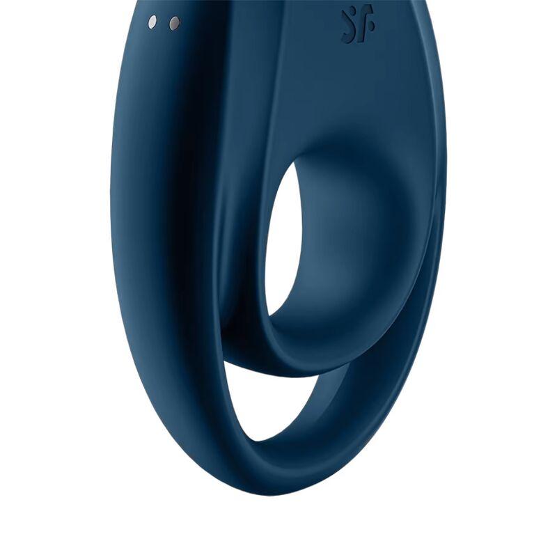 Satisfyer Incredible Duo Ring Vibrator Blue - Vibračný Krúžok