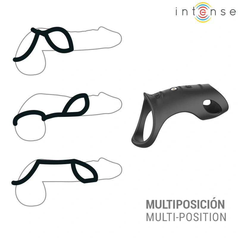 Intense - jerome adjustable vibrating penis ring model 12 2